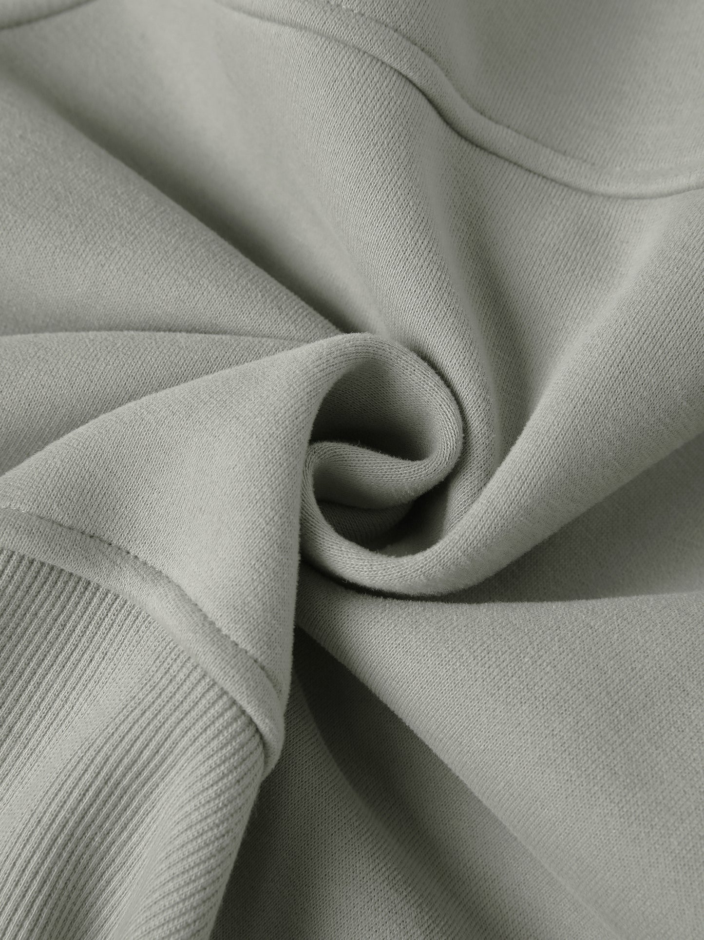 Offset Cropped Zip-Through Hoodie