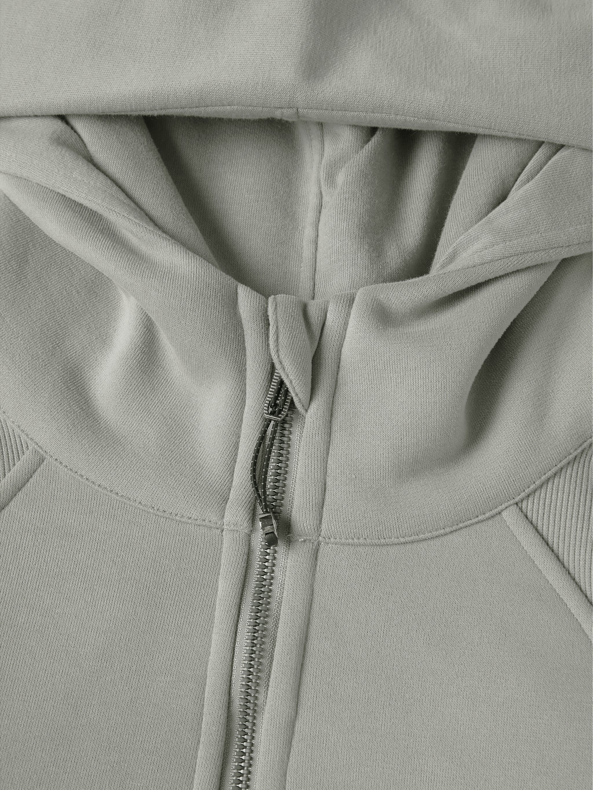 Offset Cropped Zip-Through Hoodie – ProGrip Grip Socks