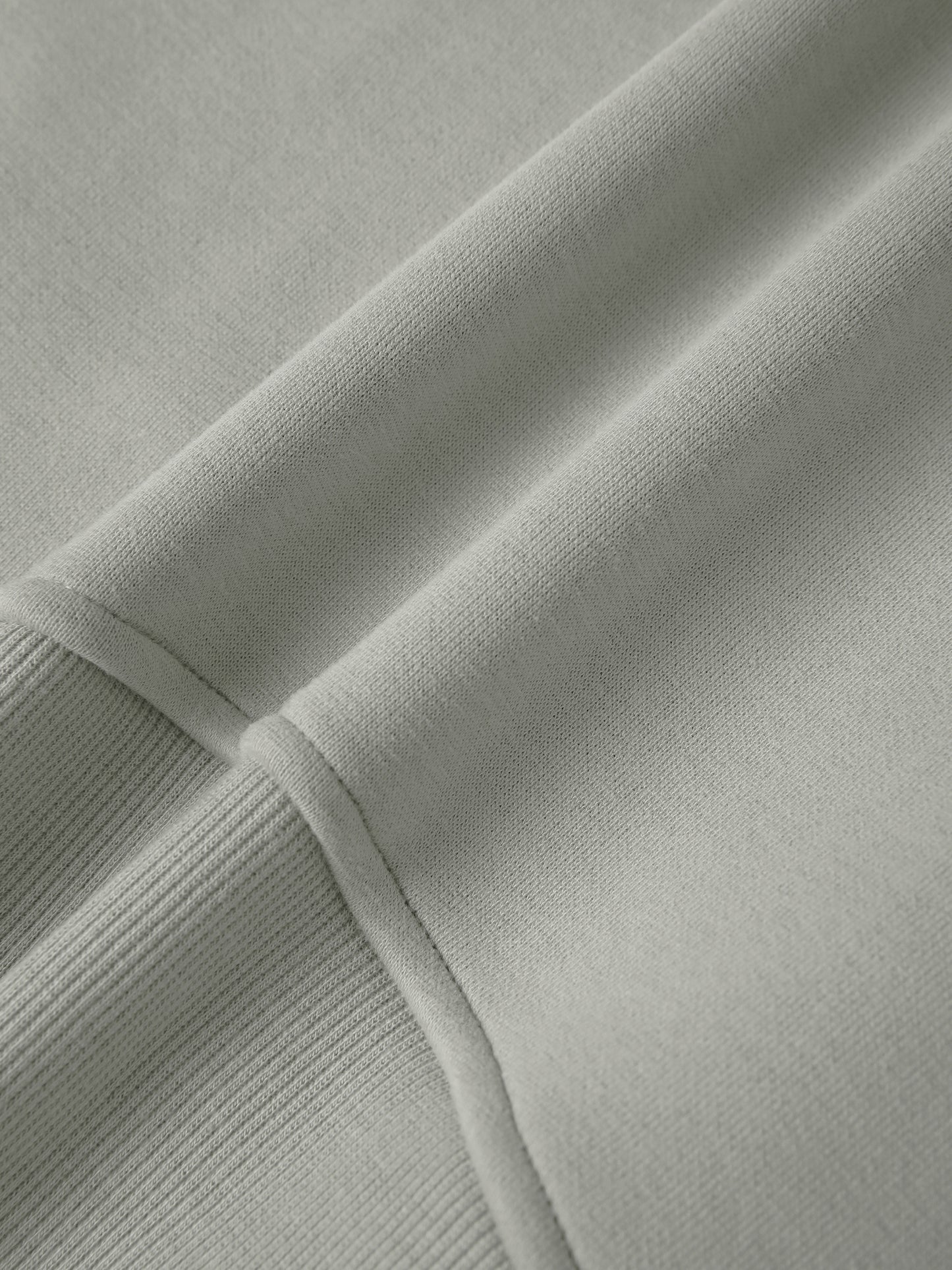 Offset Cropped Zip-Through Hoodie