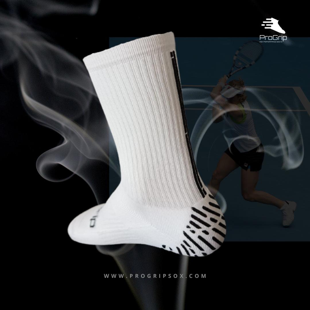 WHITE FOOTBALL SOCKS - GRIP STAR - Sportsclique Shop